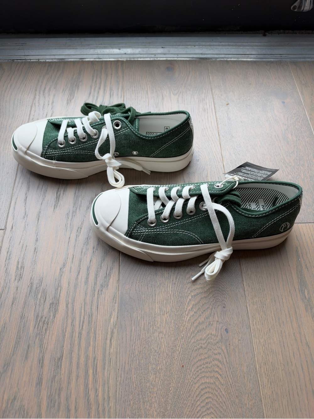 Converse x Palmes Jack Purcell PDM in Green Canvas - Picture 6 of 6